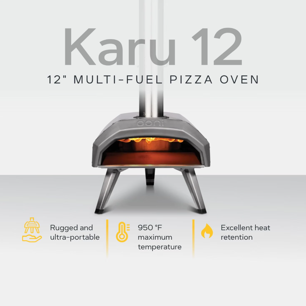 Ooni Karu 12 Multi-fuel Outdoor Portable Pizza